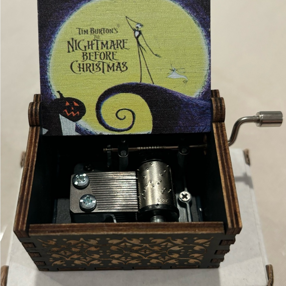 Nightmare Before Christmas Hand-Crank Music Box